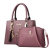 New Classical Branded 2 Piece Leather Handbag-purple