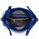 Womens Blue Color Four Piece Shoulder Hands & Key Bags Set 