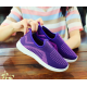 Sporty Magenta Slip On Purple Sneakers with Breathable Mesh image