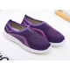 Sporty Magenta Slip On Purple Sneakers with Breathable Mesh image
