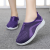 Sporty Magenta Slip On Purple Sneakers with Breathable Mesh