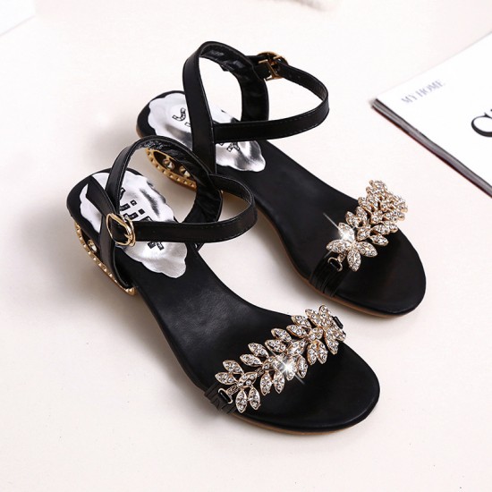 stylish black sandals
