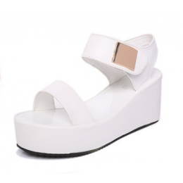 Women Fish Mouth High Heeled Wedge Sandals