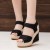 Elegant Lace Espadrille Wedges with Comfort Fit Design