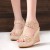 Elegant Lace Espadrille Wedges with Comfort Fit Design