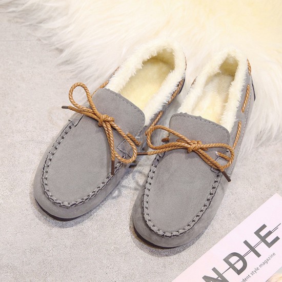 Winter New Grey Warm shoes for Women