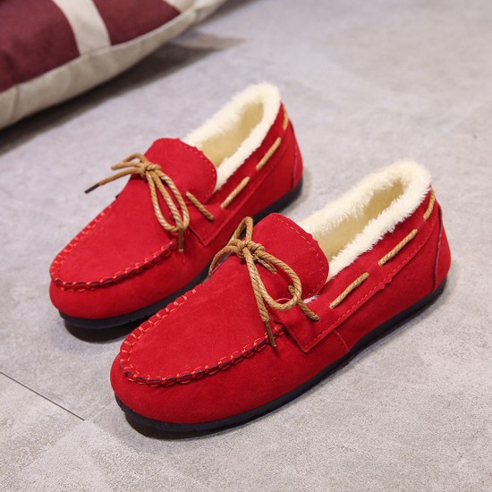 Buy Winter New Red Warm shoes for Women 
