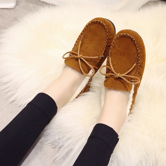 Winter New Brown Warm shoes for Women