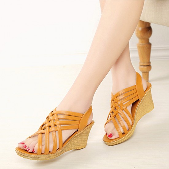 High Platform Cross Border Wedge Sandals