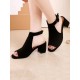 Classic Block Heel Sandals with Elegant Ankle Strap image