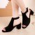 Slope Casual Ladies Black Sandals