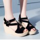 Open To Retro High Wedge Sandals