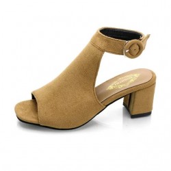 Classic Block Heel Sandals with Elegant Ankle Strap