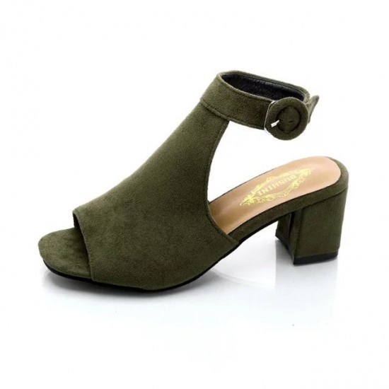 Slope Casual Ladies Green Sandals