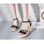 Glamorous Rhinestone Embellished T-Strap Wedge Sandals