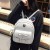 European Style Backpack With Handbag-Grey