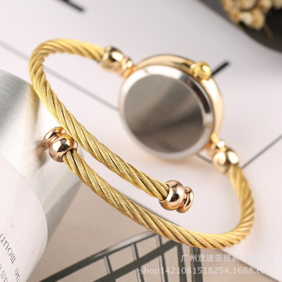 Gold Rope Strap Trending Bracelet Watch image