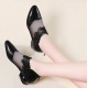 Buy Elegant Black Lace Ankle Flats with Chic Pointed Toe Design image