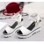 Women High Platform Open Toe Wedge Sandals-White