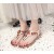 New American Beeded Wild Fashion Boho Flat Sandals-White