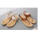 New Roman Style Flip Flops Wild Smaet Girl Sandals-Brown
