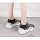 Trendy Athletic Inspired Strappy Black Sandals with Chunky Rubber Soles image