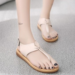 Neutral Tone Comfort Cream Sandals with Elegant Ankle Straps
