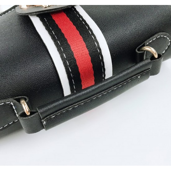 New Tide Korean Fashion Messenger bag-Black image