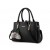 New Lychee Pattren Fashion Simple Shoulder Bag-Black