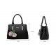 New Lychee Pattren Fashion Simple Shoulder Bag-Grey image
