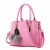 New Lychee Pattren Fashion Simple Shoulder Bag-Pink