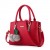 New Lychee Pattren Fashion Simple Shoulder Bag-Red