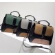 PU Leather Messenger Shoulder Bag-Brown image