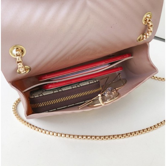 New Matte Word Pink Color Shoulder Messenger Bag image