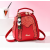 New Glitter Portable Sequins With Bear Backpack - Red