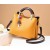 Women Solid Color With Lovely Doll Shoulder Bag - Yellow