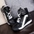 New Fashion Black Wedge Sneakers