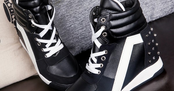 New best sale wedge sneakers