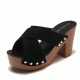 Block Studded High Heels Black Sandals image