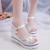 New Fish Mouth buckle White Ladies Sandals