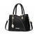 Pure Leather Women Exclusive Design Handbag-Black