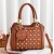 Pure Leather Women Stereotypes Handbag-Brown