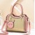 Pure Leather Women Fashionable Shuolderbag-Pink
