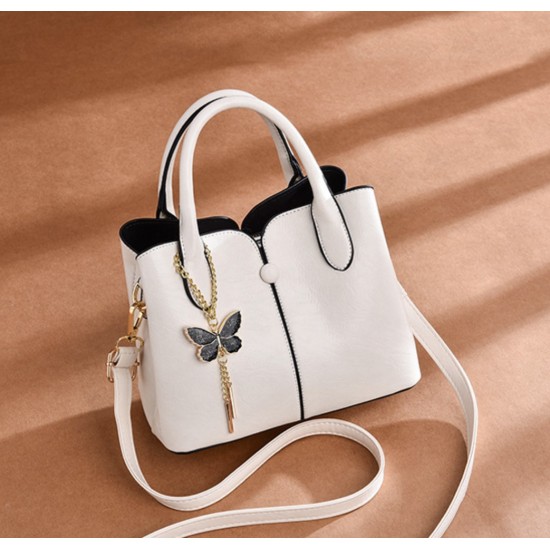 United States Fashion Messenger Bags Handbags-White image