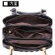 Luxury Sequin Two Piece Handbag Set-Black image