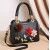 New Fashion Flower Large Capacity Messenger Bags Handbags-Black