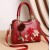 New Fashion Flower Large Capacity Messenger Bags Handbags-Red