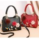 New Fashion Flower Large Capacity Messenger Bags Handbags-Red image