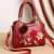 New Fashion Flower Large Capacity Messenger Bags Handbags-Red