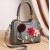 New Fashion Flower Large Capacity Messenger Bags Handbags-Grey